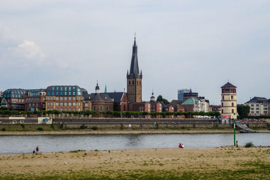 old buildings on riverside